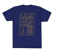 Load image into Gallery viewer, Pete Philly &amp; Perquisite - Time Flies Theater Tour T-shirt Navy Unisex
